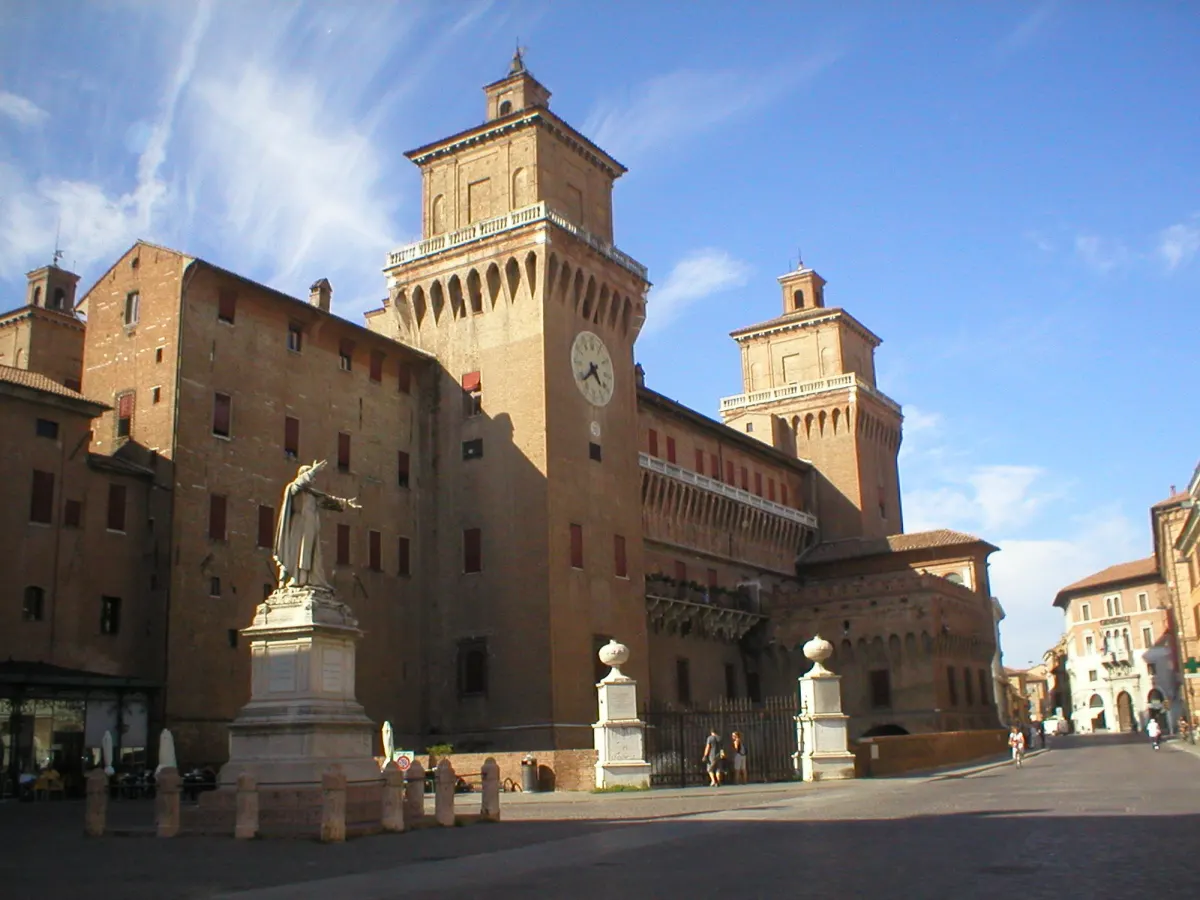 Il Castello Estense nel centro di Ferrara